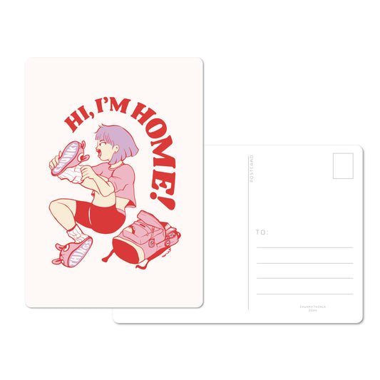 Hi, I’m Home Postcard