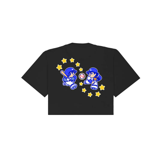 Chunkytani 2 Infinity Cropped T-Shirt - Black