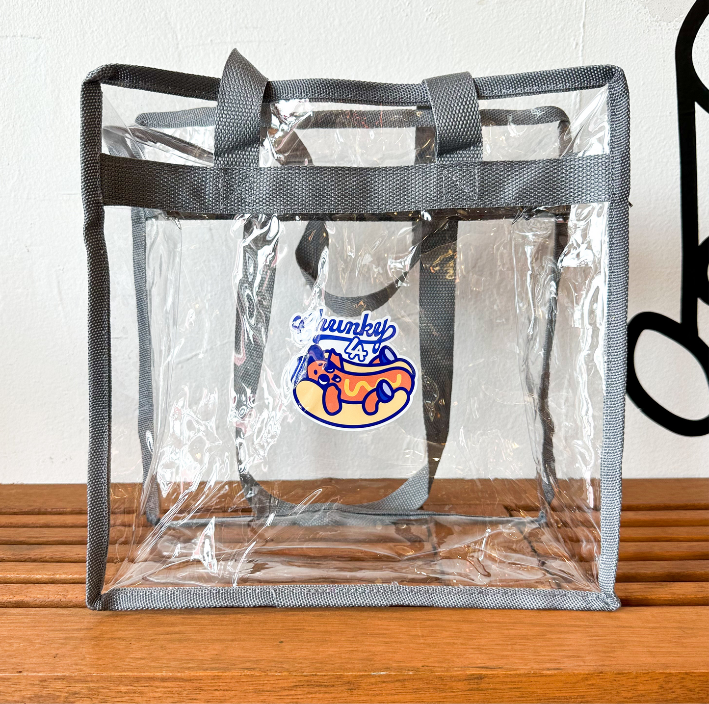 Chunkytani Gray Stadium Zipper Bag