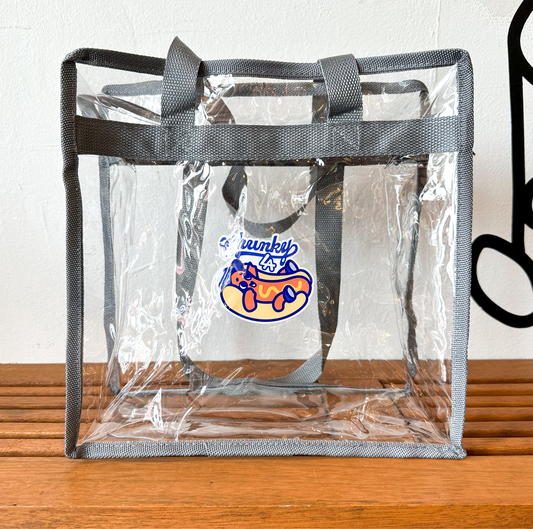 Chunkytani Gray Stadium Zipper Bag