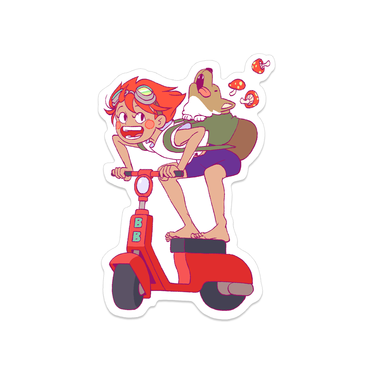 Edward and Ein Sticker