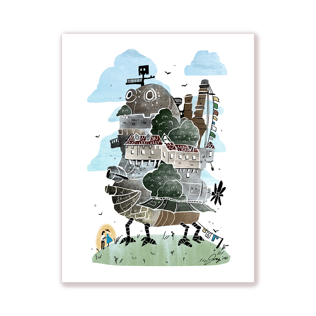 The Moving Castle Print