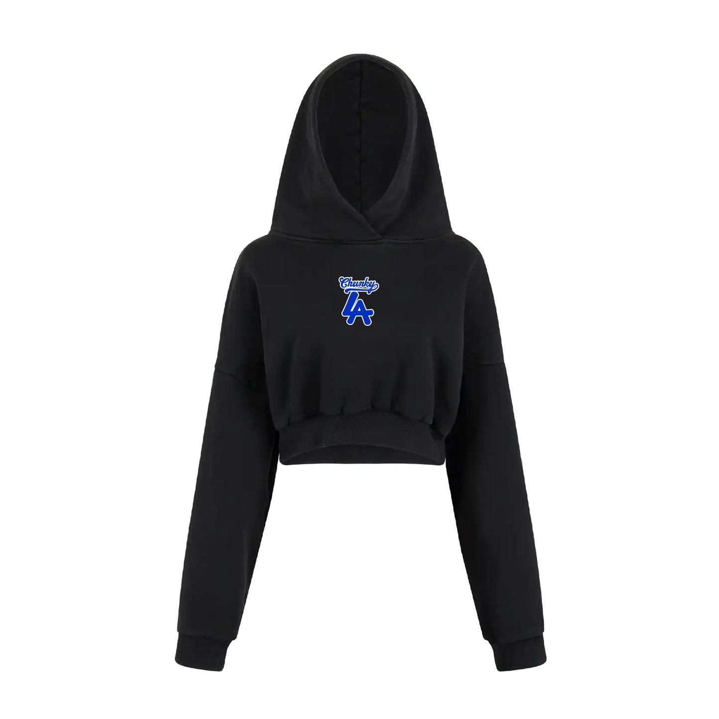Chunkytani Meatball Cropped Hoodie - Black