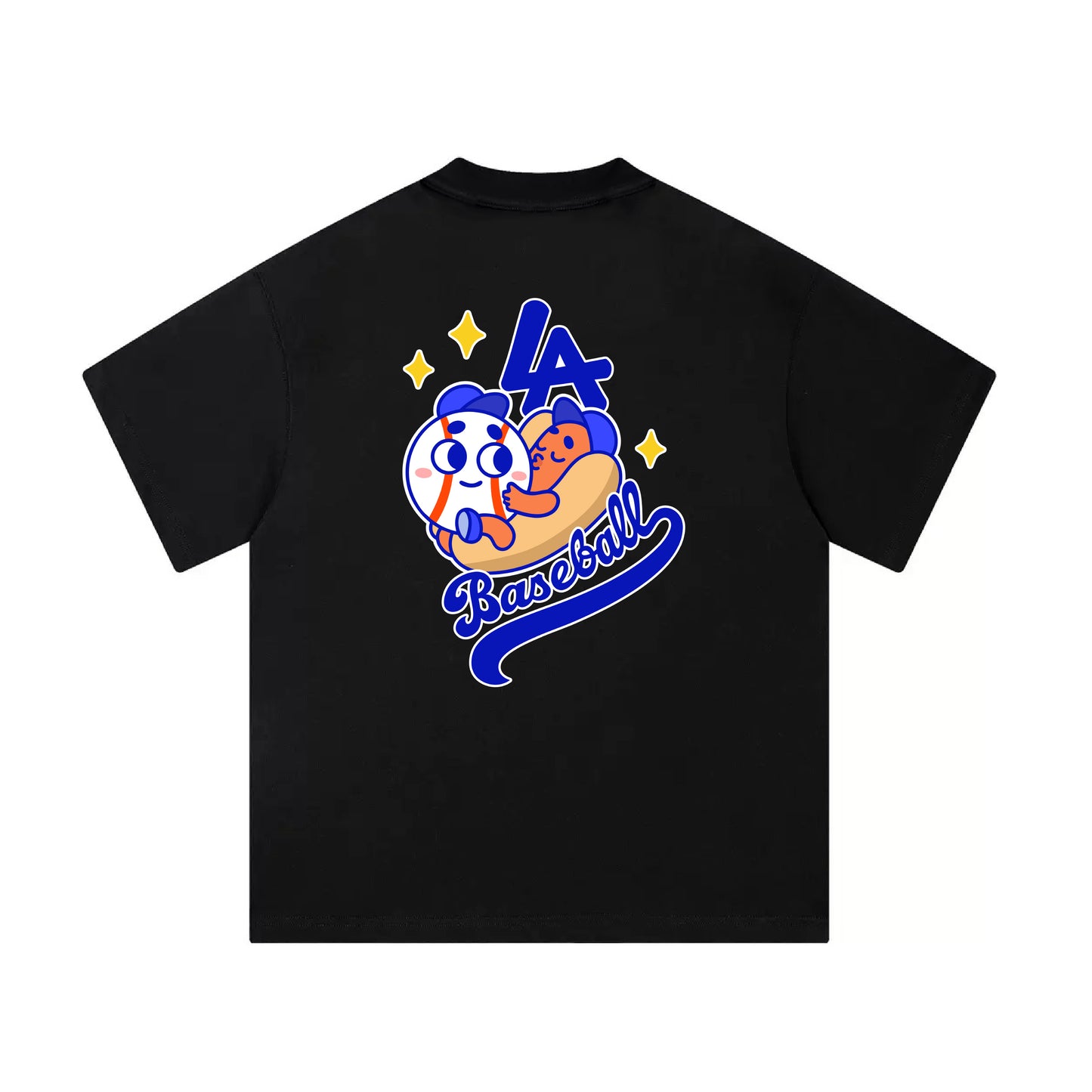 Chunkytani Meatball Mid-Cropped T-Shirt - Black
