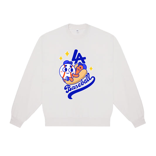 Chunkytani Meatball 10oz Fleece Sweater - Off-White