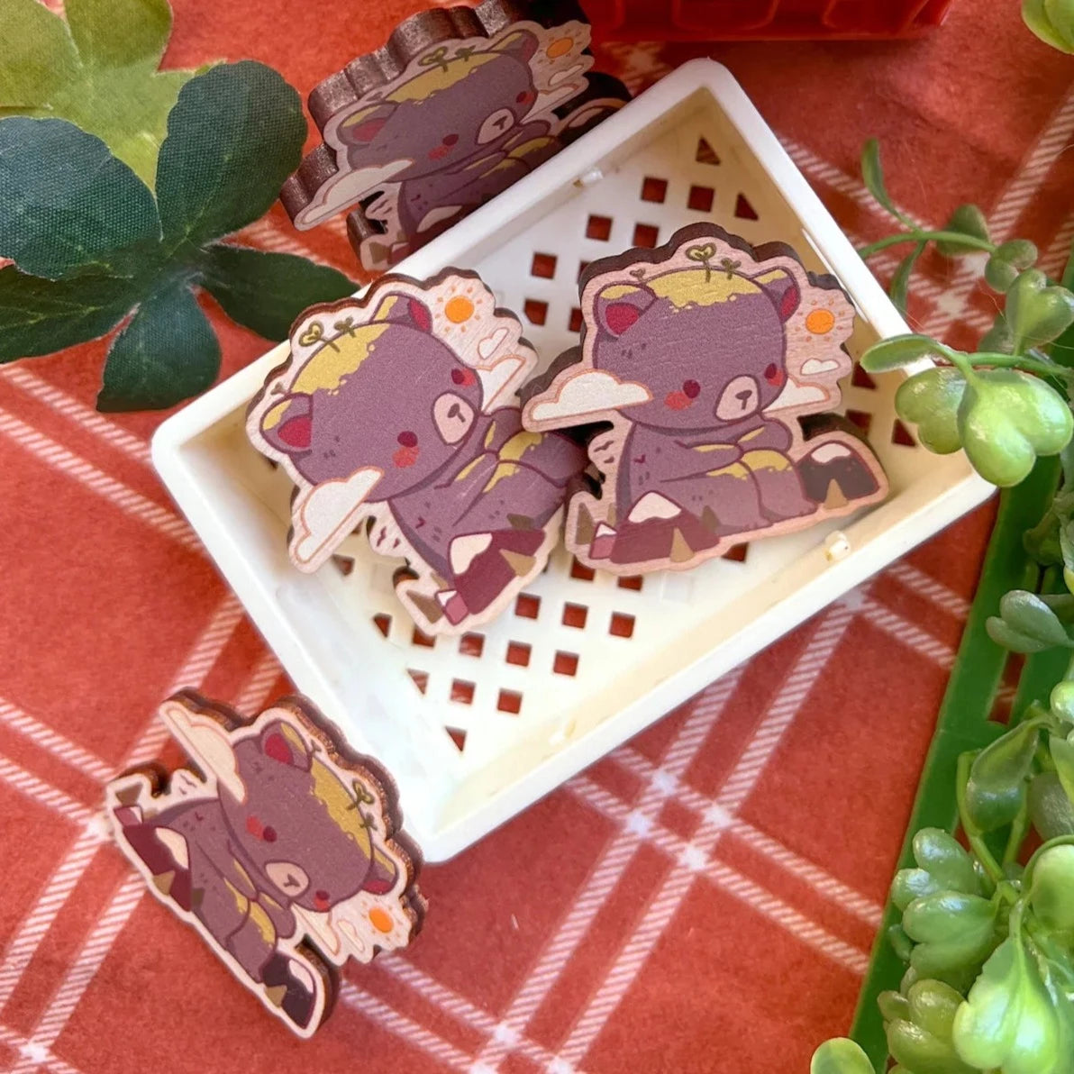 Mt. Bear Wooden Pin