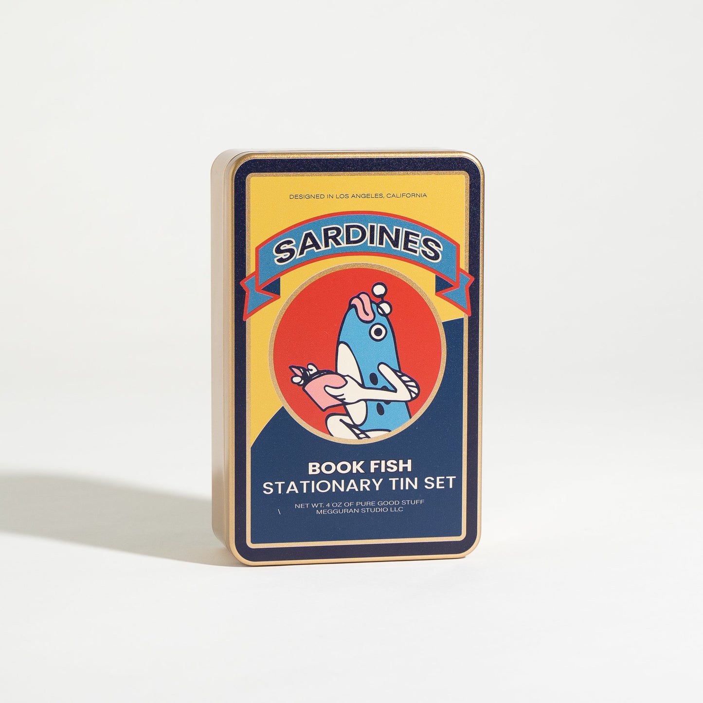Book Fish Sardine Stationery Set