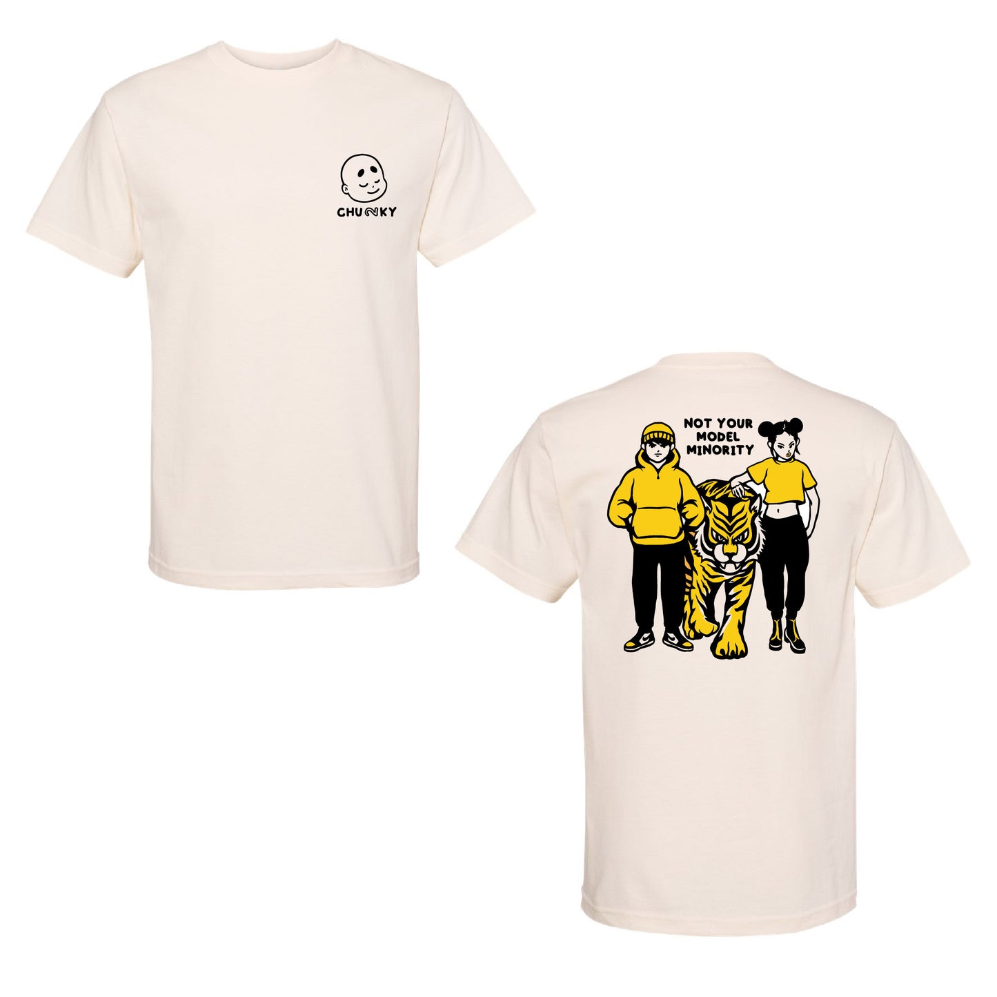 Not Your Model Minority T-Shirt - Cream