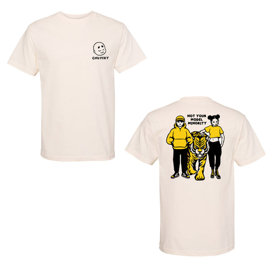 Not Your Model Minority T-Shirt - Cream