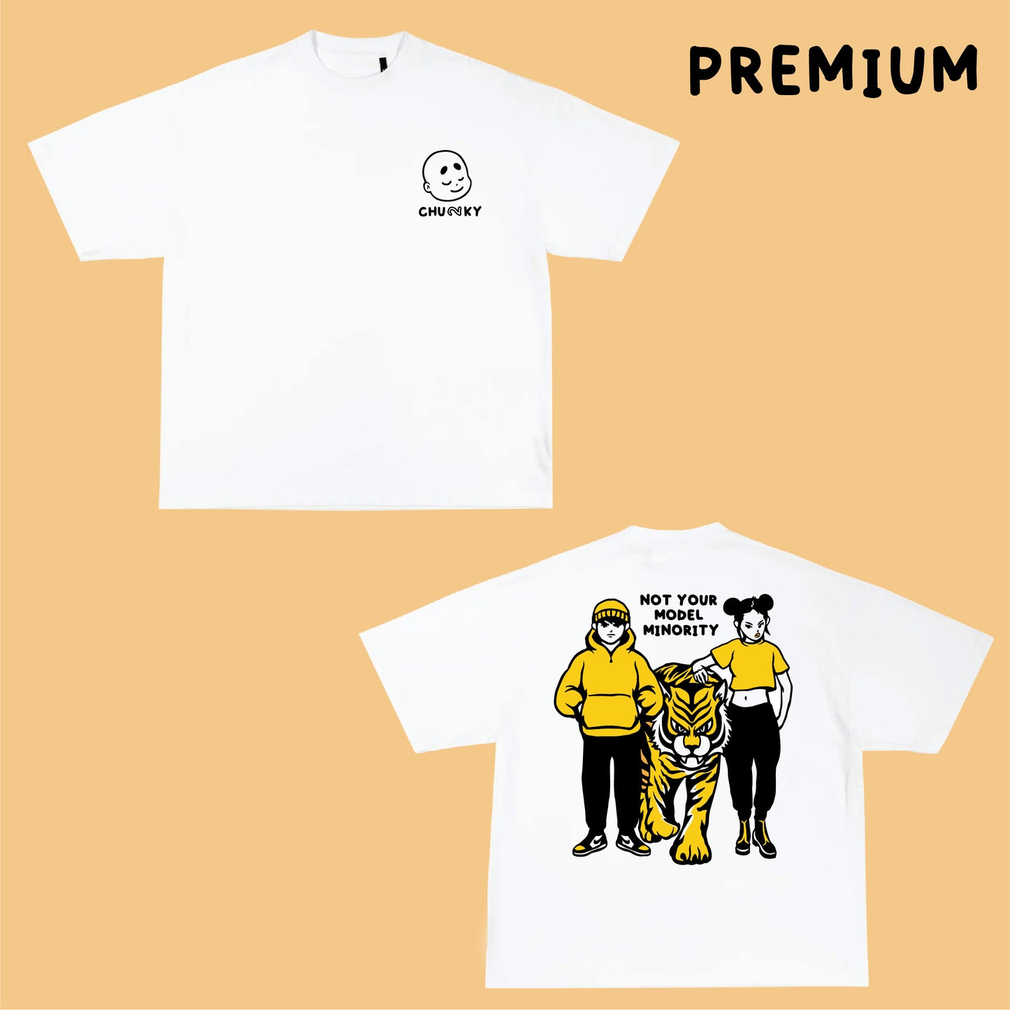 Not Your Model Minority T-Shirt - White