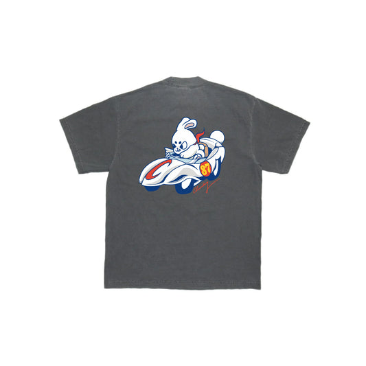 Chunky Racer Bunny T-Shirt - Shadow