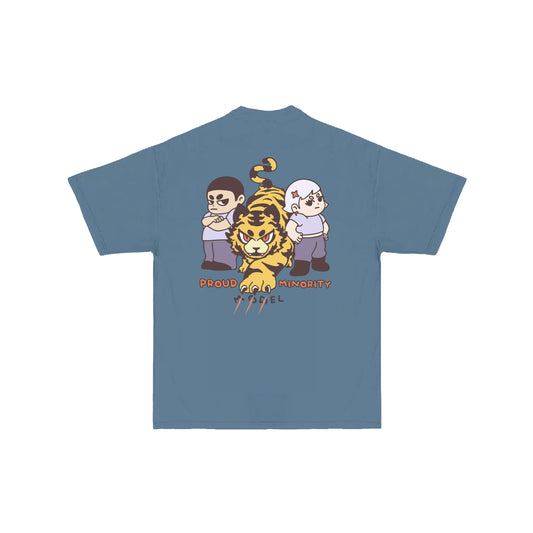 Proud Minority T-Shirt - Denim Blue