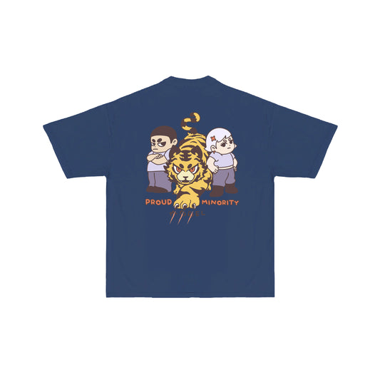 Proud Minority T-Shirt - Navy Blue