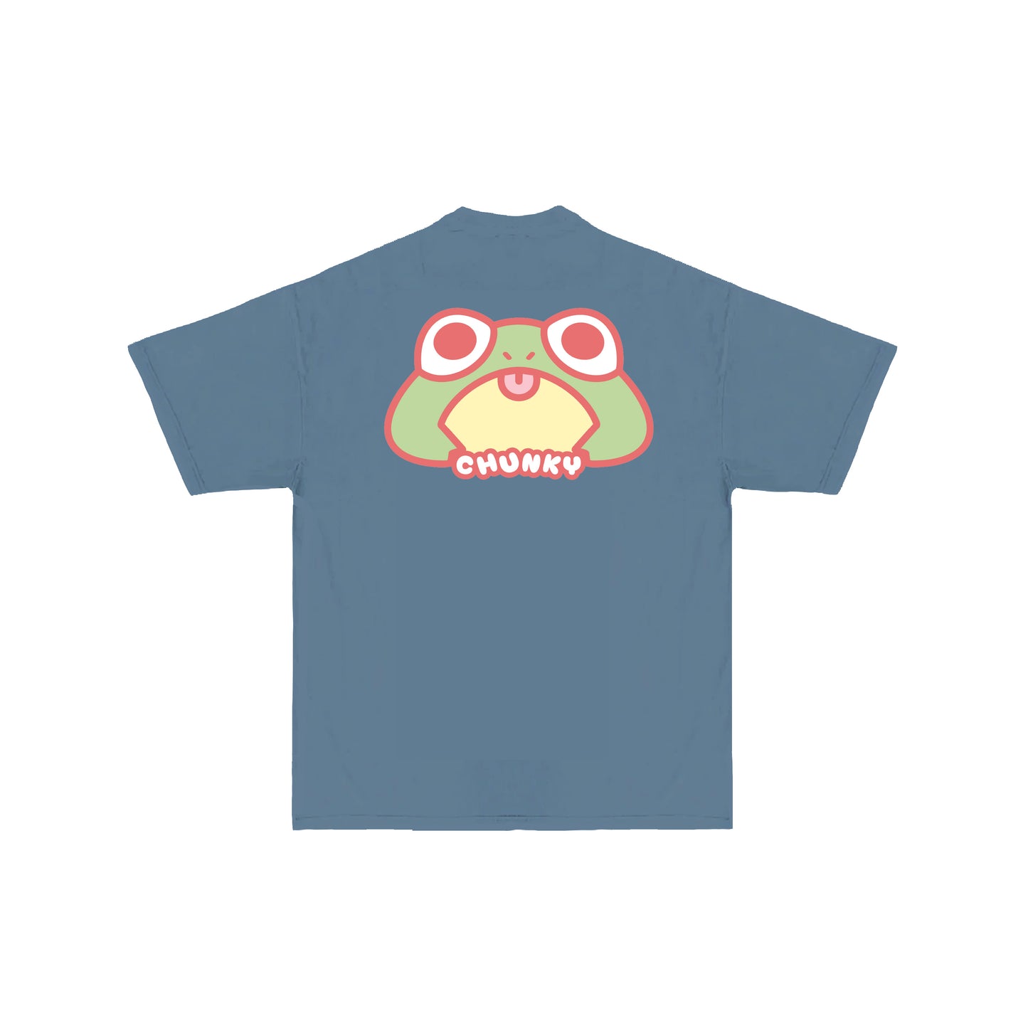 Chunky Frog Pfft T-Shirt - Denim Blue