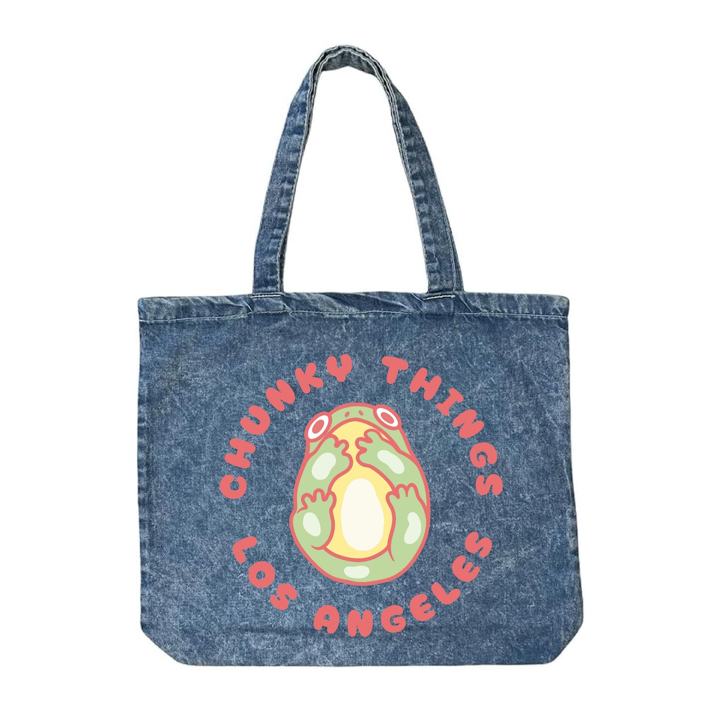 Chunky Smushed Frog Jean Tote