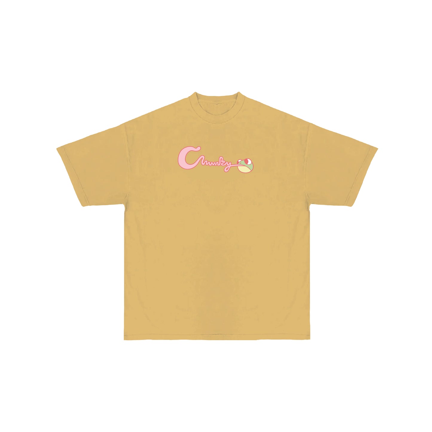 Chunky Smushed Frog T-Shirt - Mustard