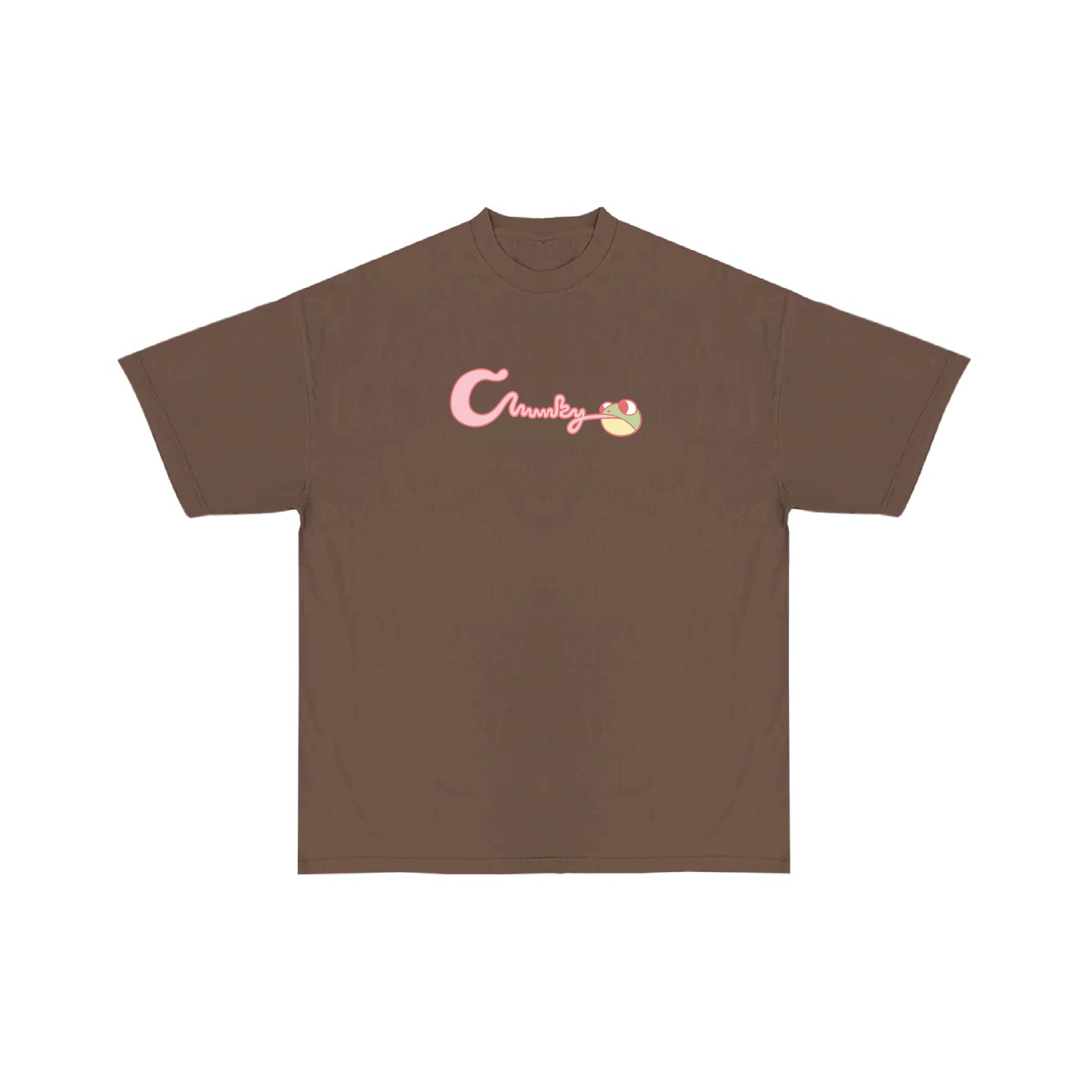 Chunky Smushed Frog T-Shirt - Mocha
