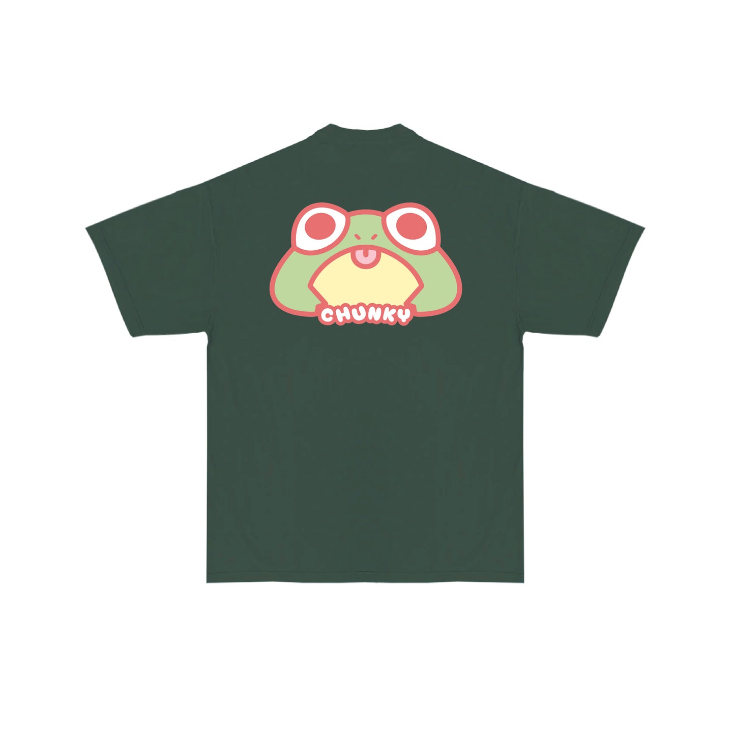 Chunky Frog Pfft T-Shirt - Moss Green
