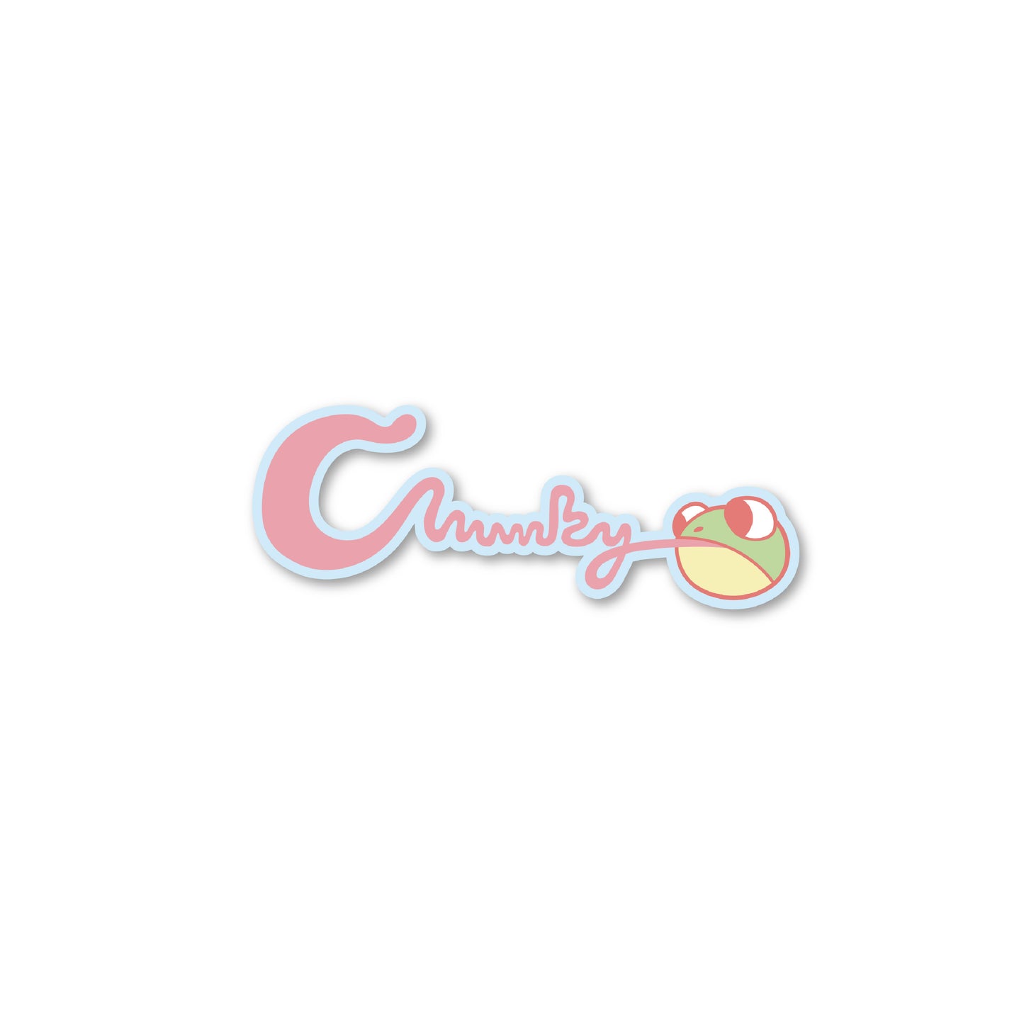 Frog Tongue Sticker