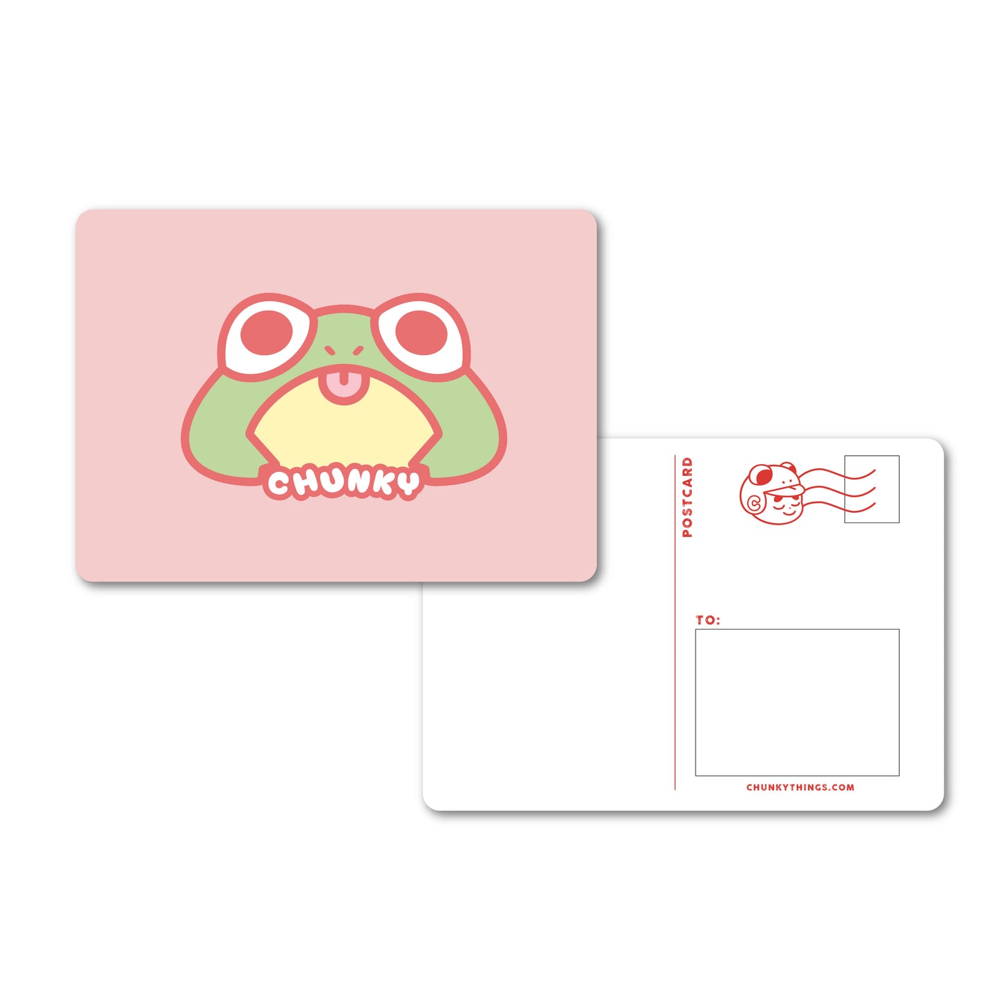 Chunky Frog Pfft Postcard