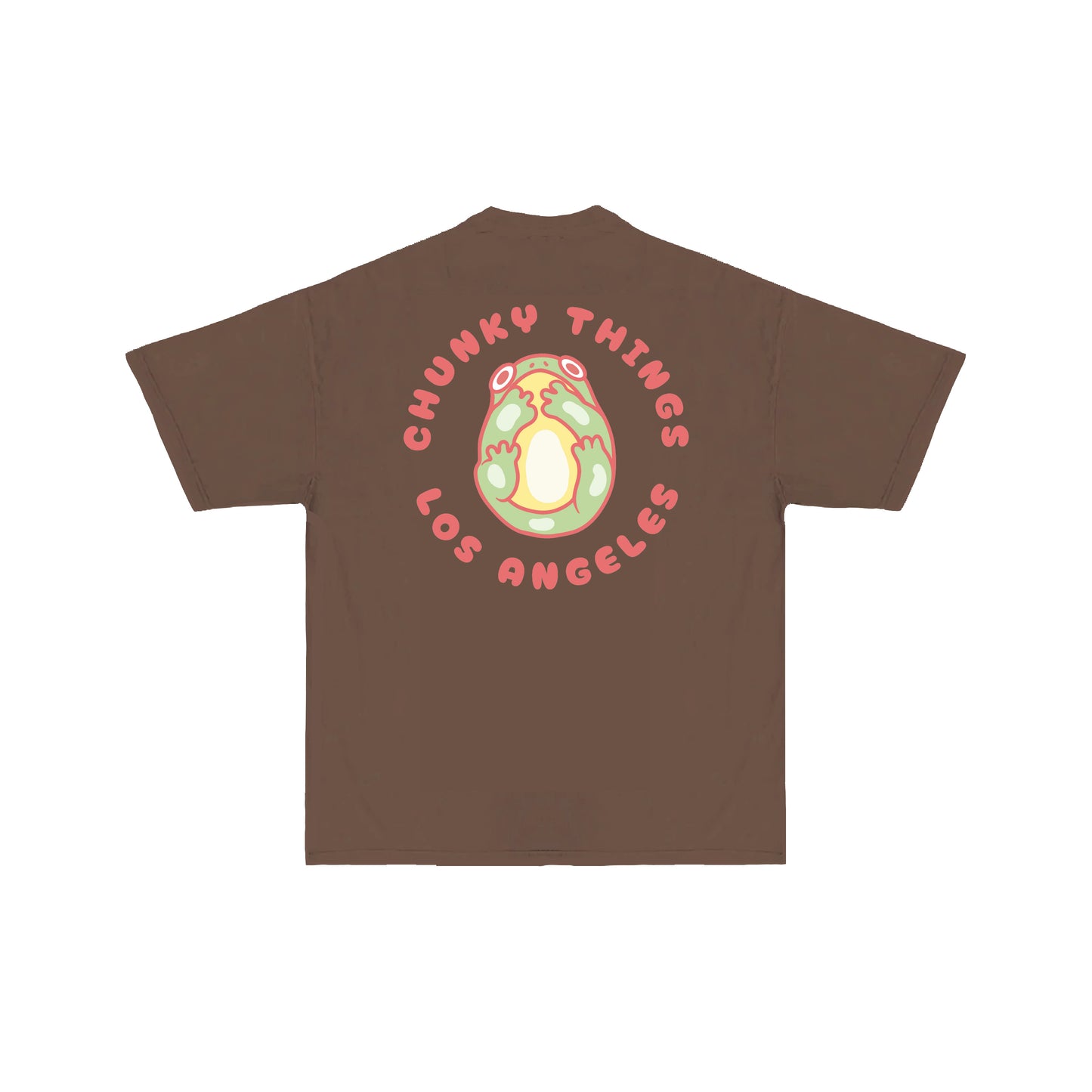 Chunky Smushed Frog T-Shirt - Mocha