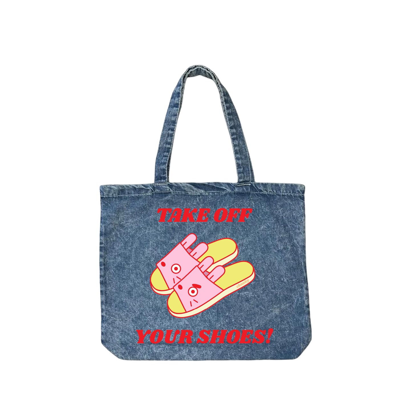 Take Off Your Shoes Jean Tote
