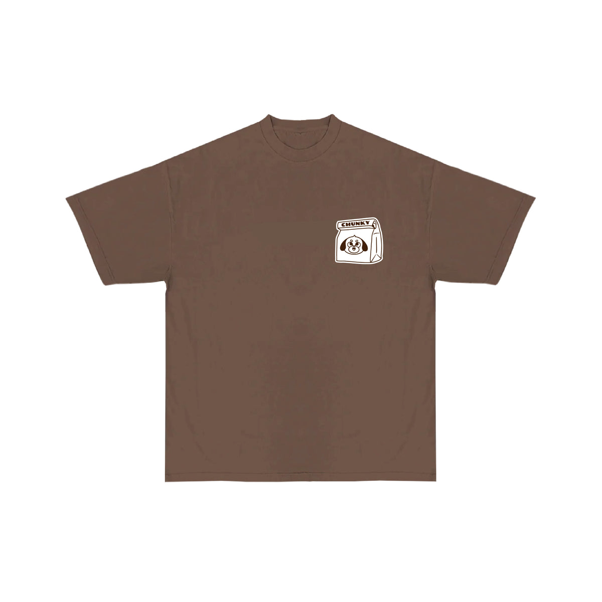 The Doggy Bag Logo T-Shirt - Brown