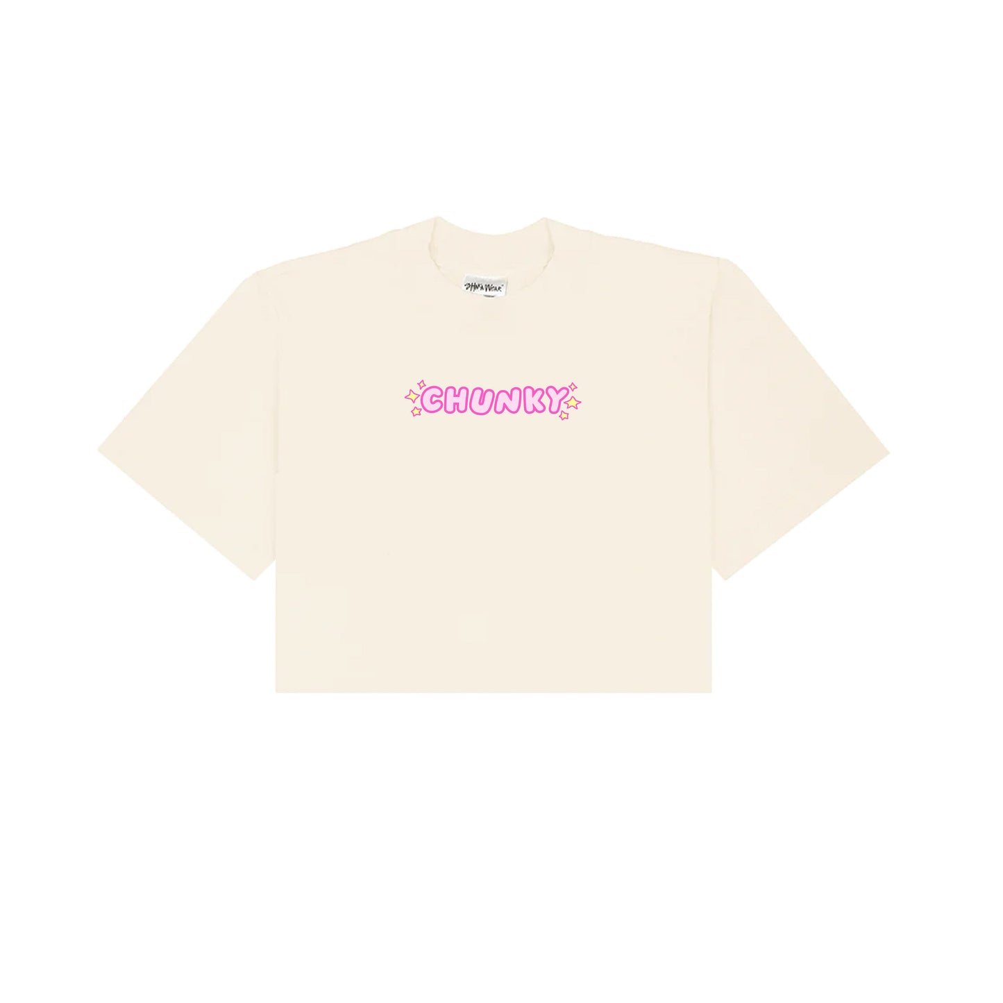 Chunky Jellyous Jelly Fish Cropped T-Shirt - Cream
