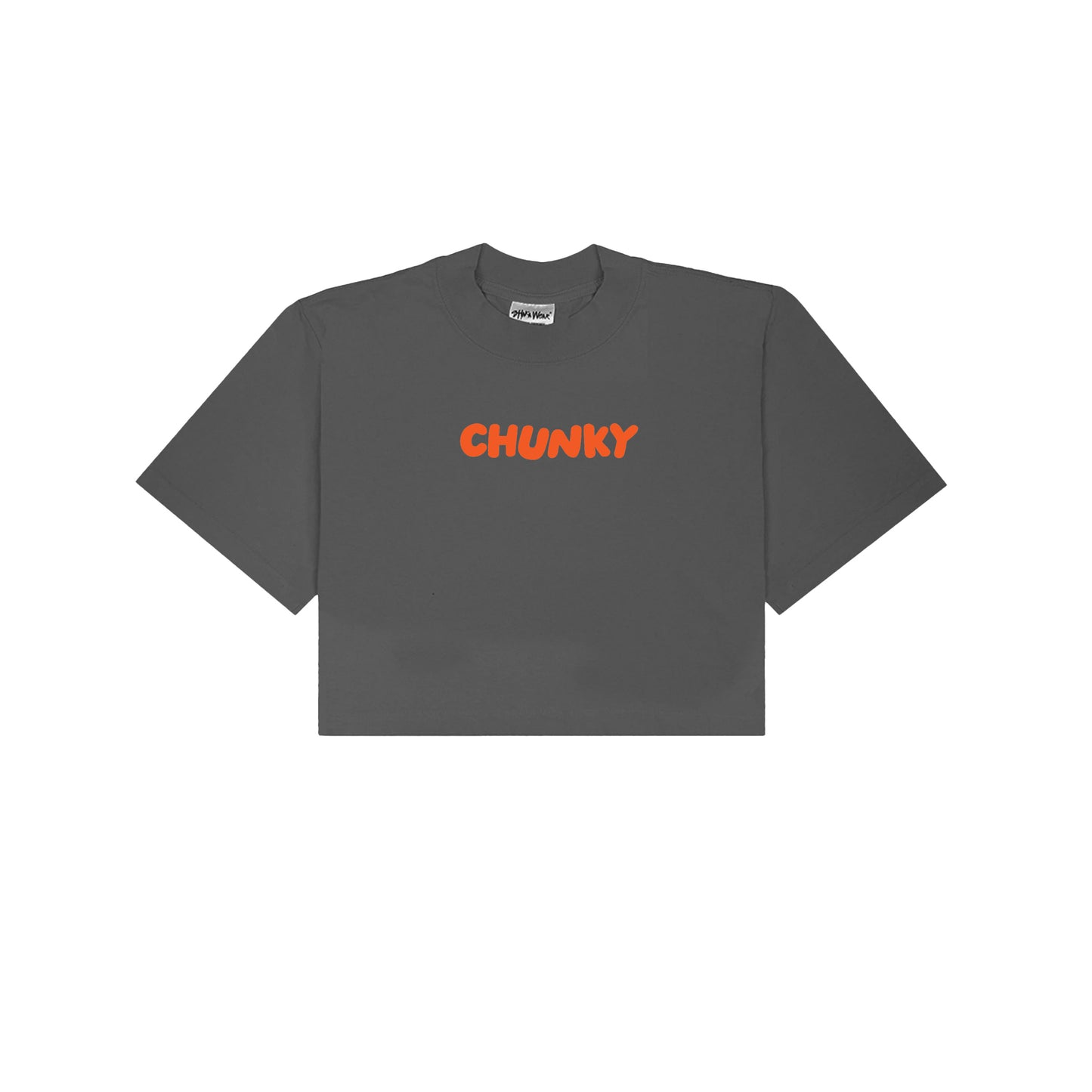Chunky So Very Fishy Cropped T-Shirt - Shadow