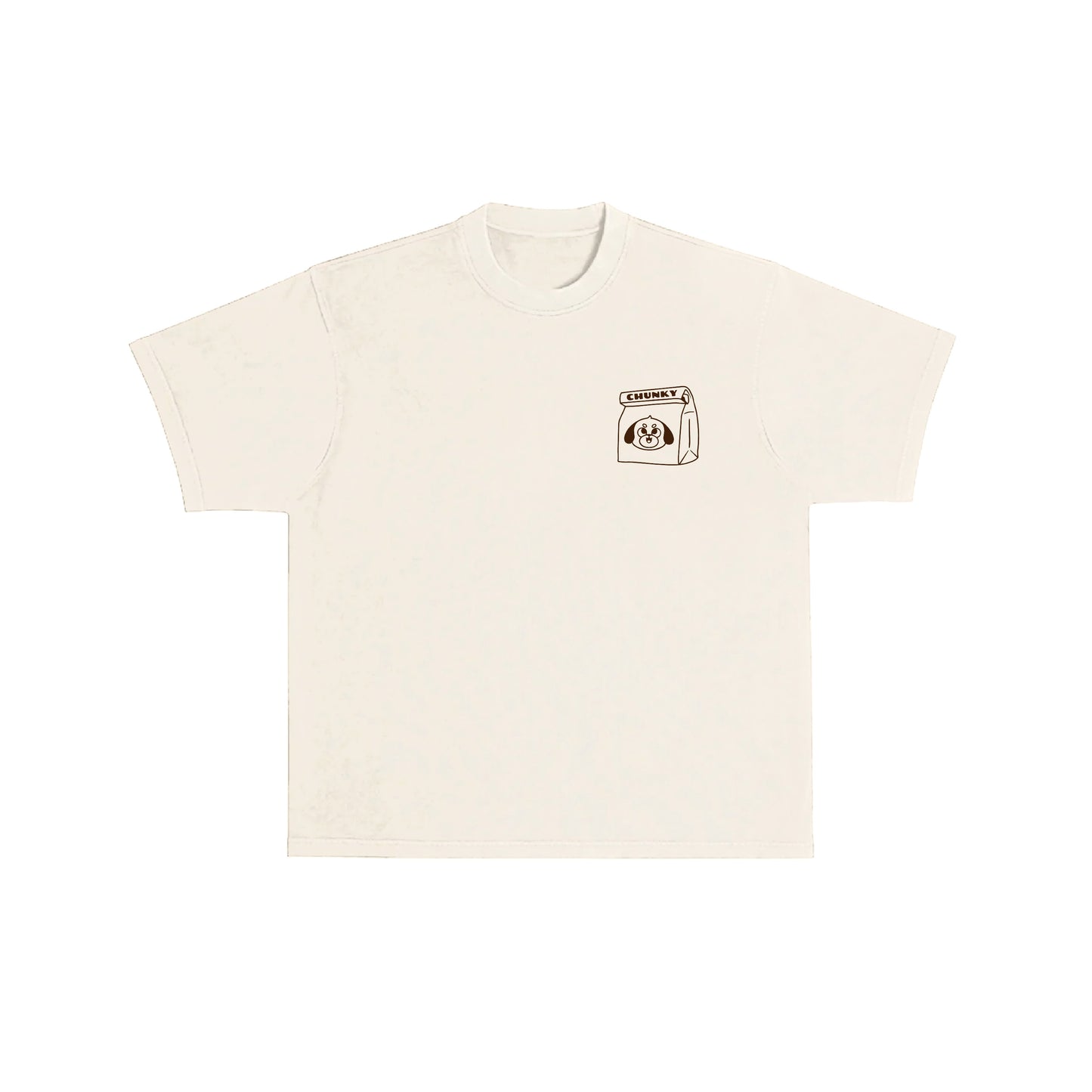 The Doggy Bag Logo T-Shirt - Cream