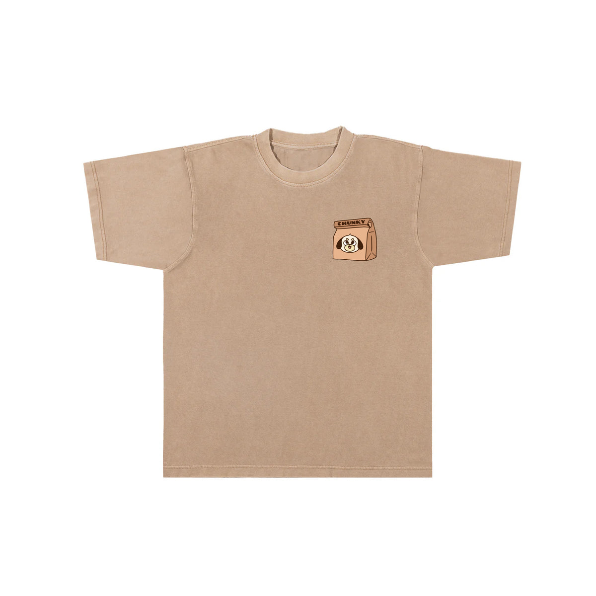 The Doggy Bag Large Logo T-Shirt - Light Brown