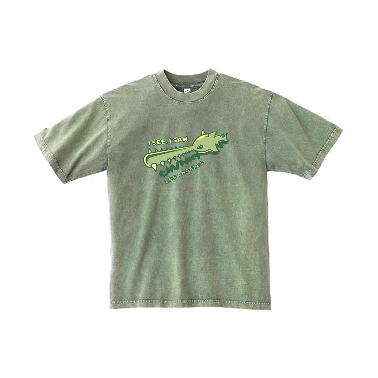Chunky See Saw Fish T-Shirt - Sea Weed Foam