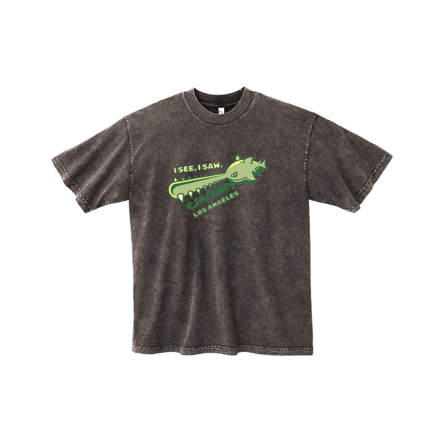 Chunky See Saw Fish T-Shirt - Charred Brown