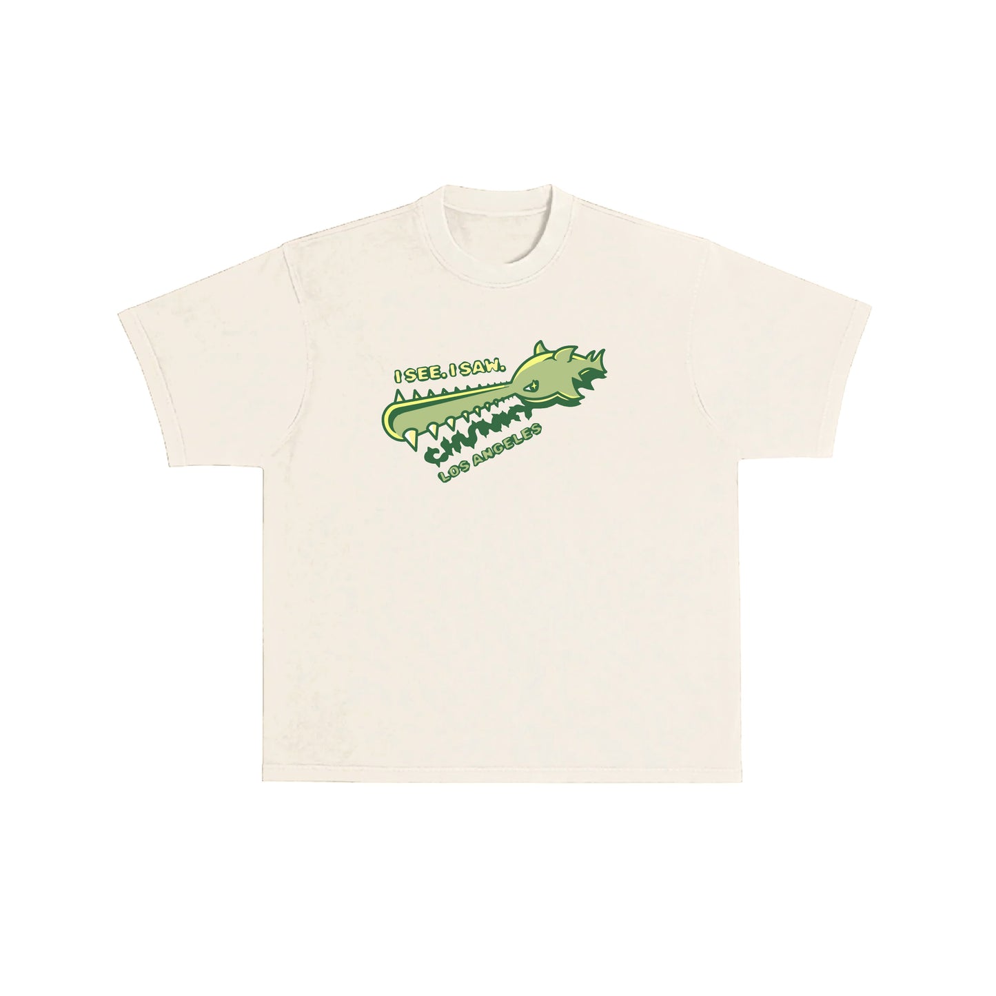 Chunky See Saw Fish T-Shirt - Cream