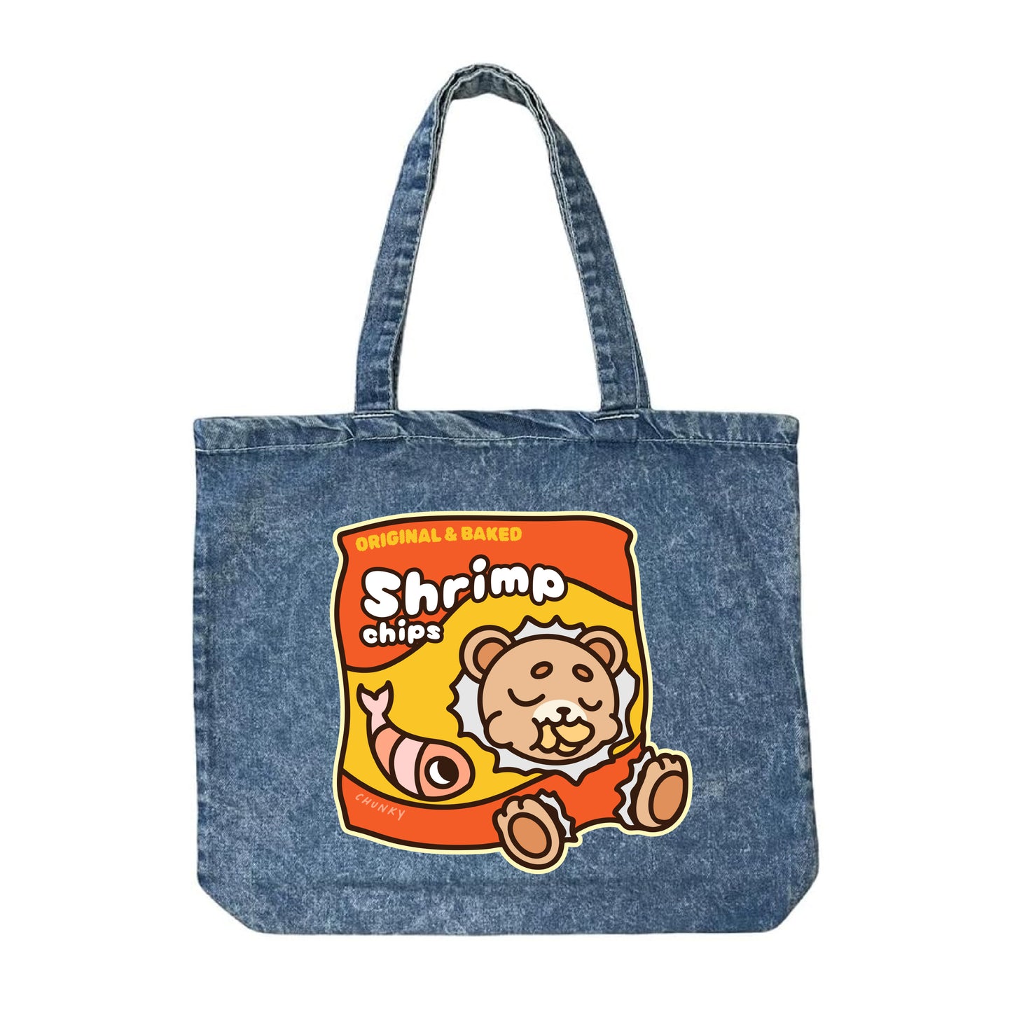 Chunky Chip Bear Jean Tote