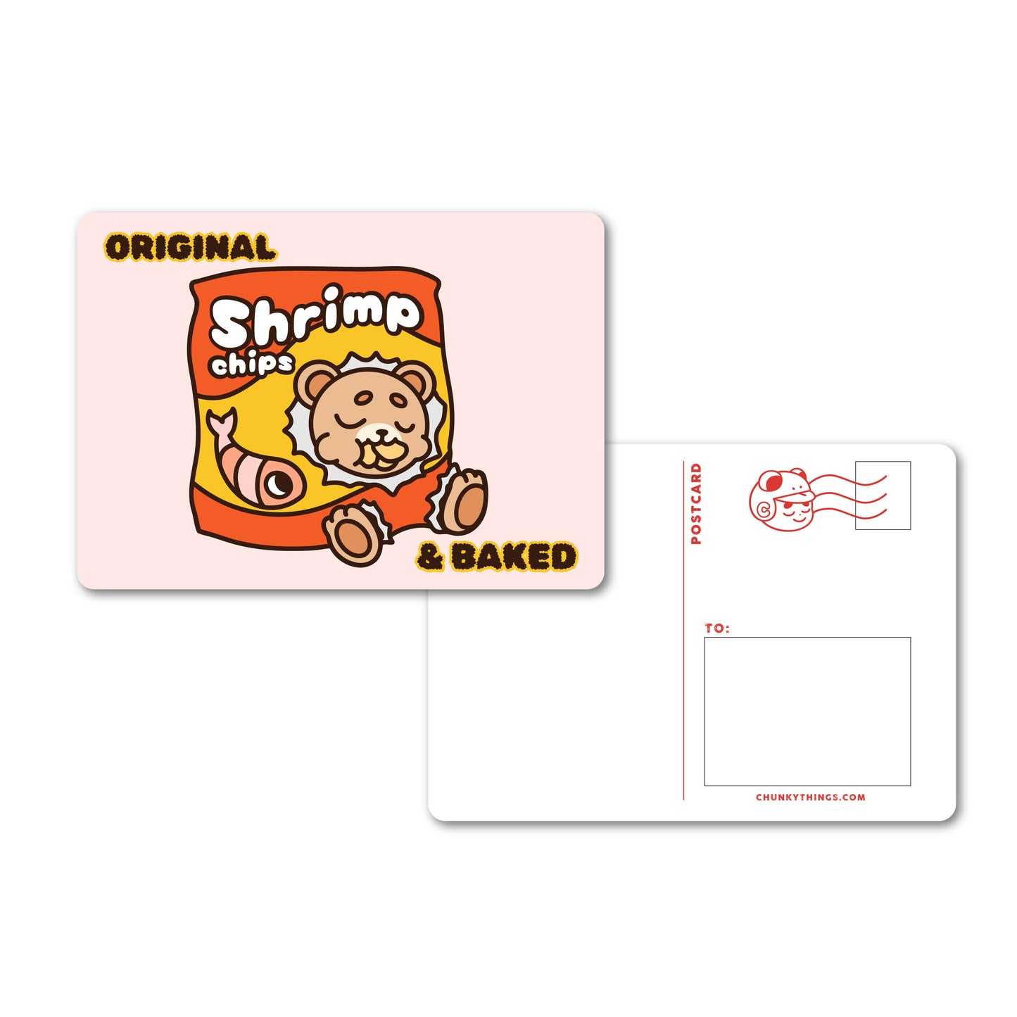 Chunky Chip Bear Postcard