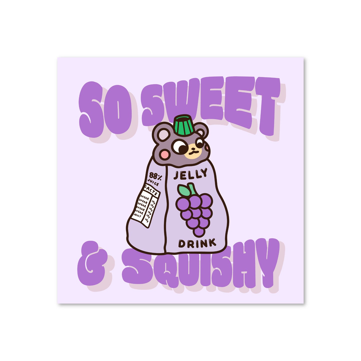 Chunky Jelly Bear Print