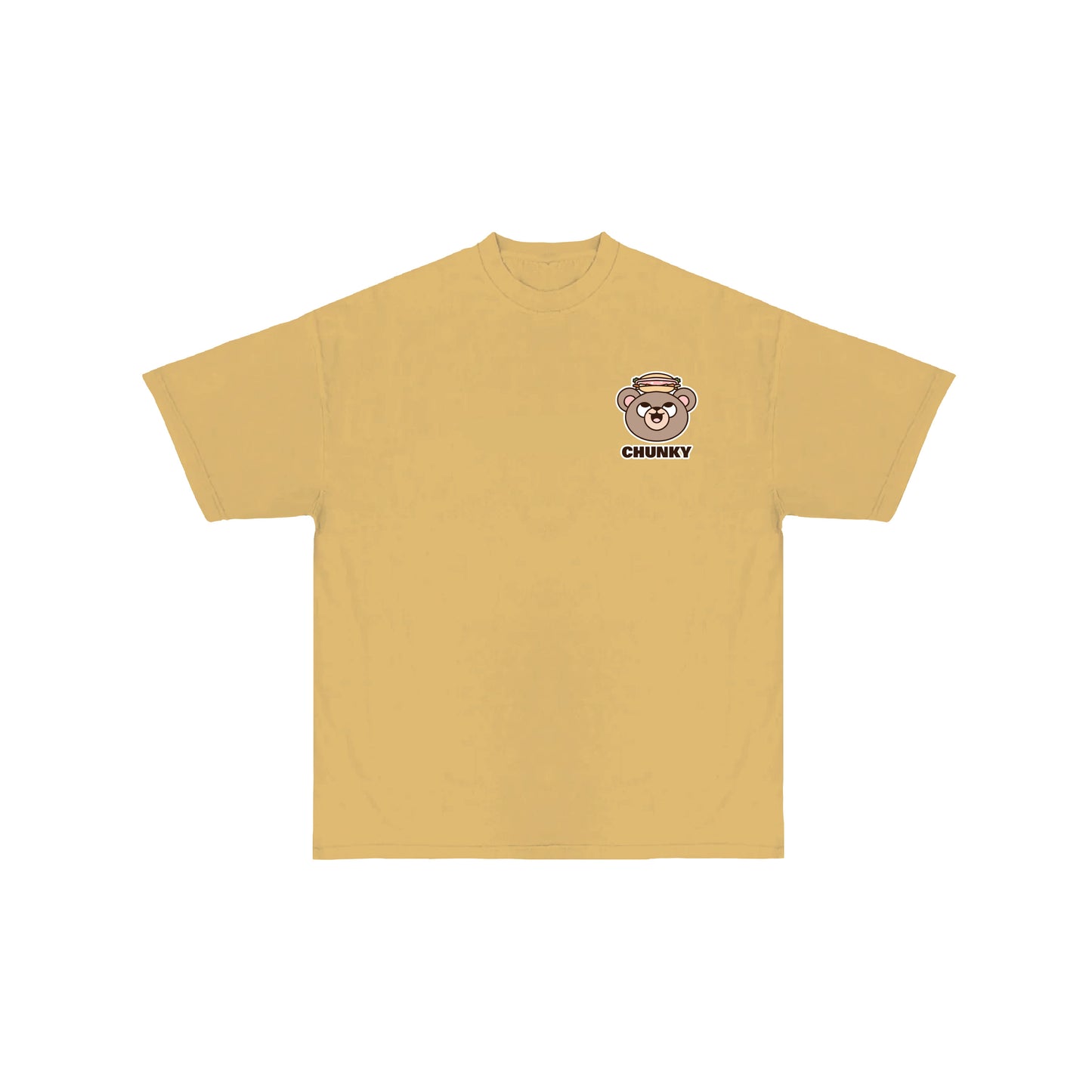 Chunky Pâté Bear T-Shirt - Mustard Yellow