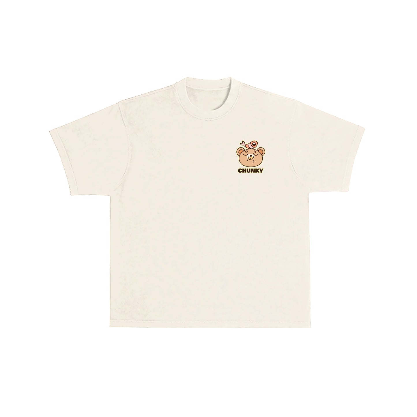 Chunky Chip Bear T-Shirt - Cream