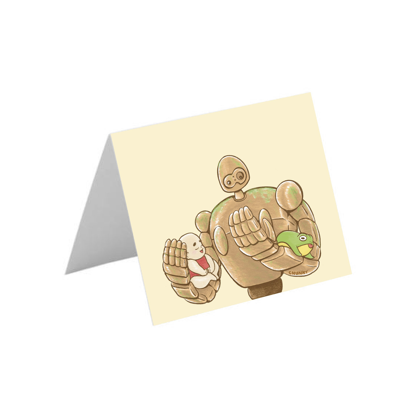 Chunky Robot & Friends Ghibli Card