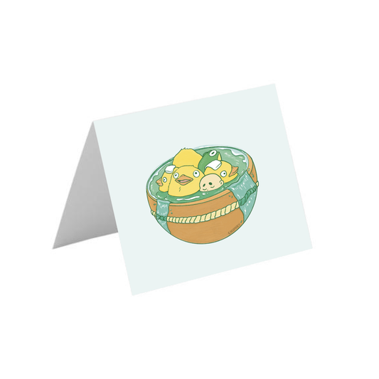 Chunky Ducks Ghibli Card