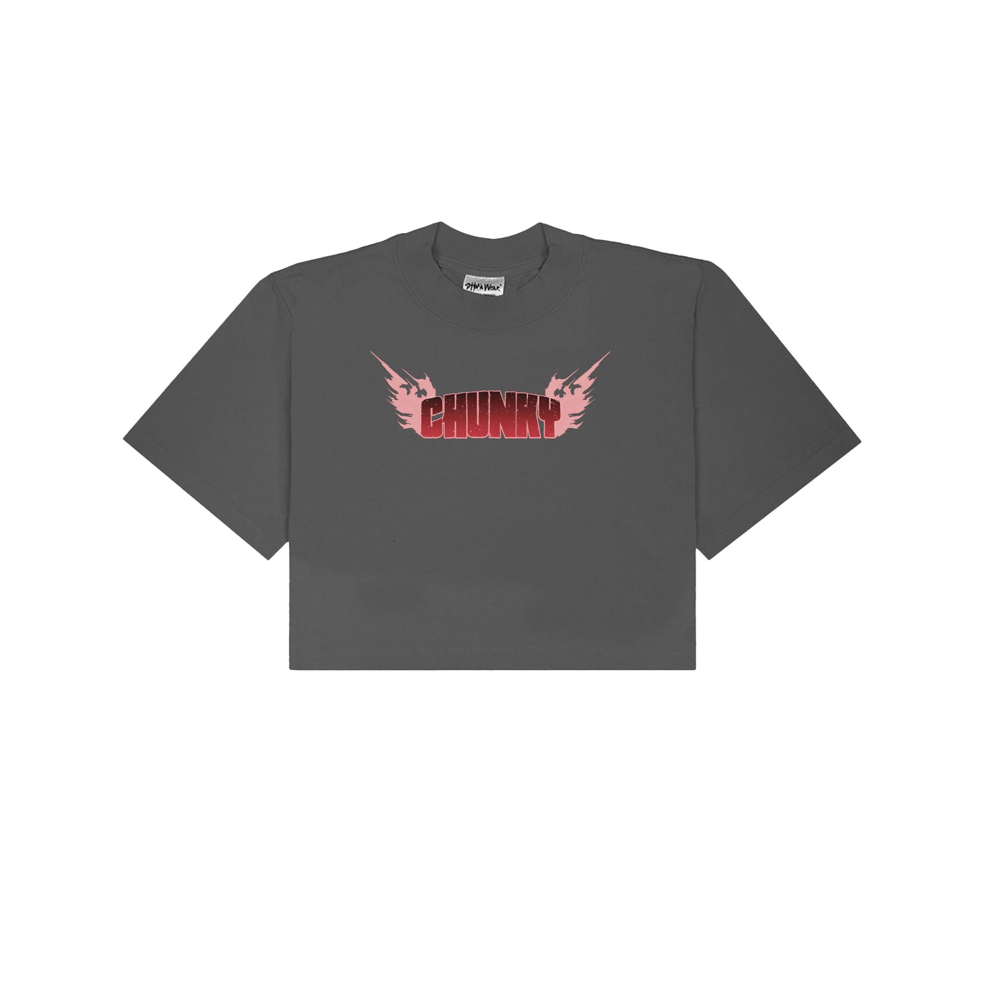 Chunkyween Dandan Cropped T-Shirt - Shadow
