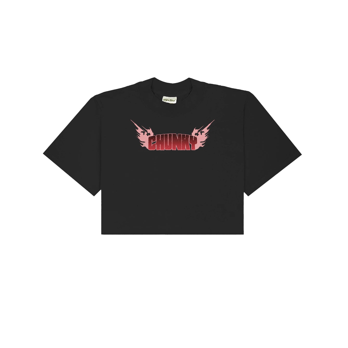 Chunkyween Dandan Cropped T-Shirt - Black