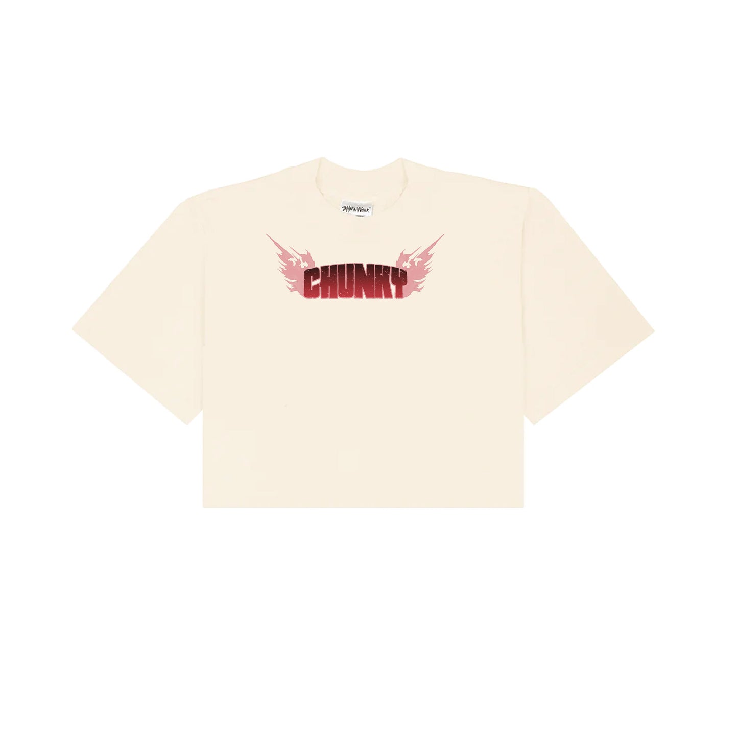 Chunkyween Dandan Cropped T-Shirt - Cream