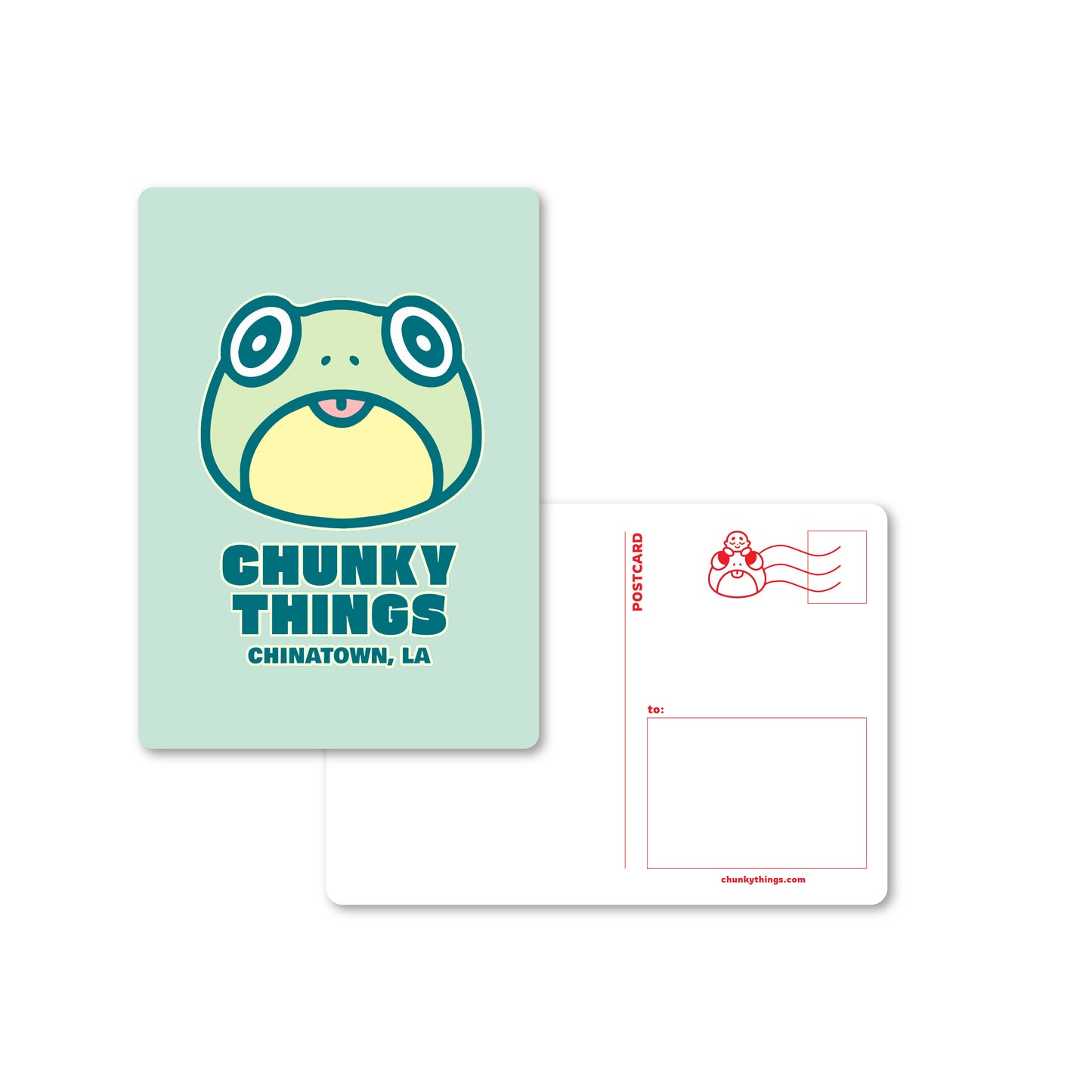 Chunky Froggy Postcard