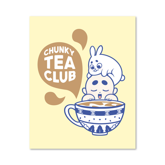 Chunky Tea Club Print
