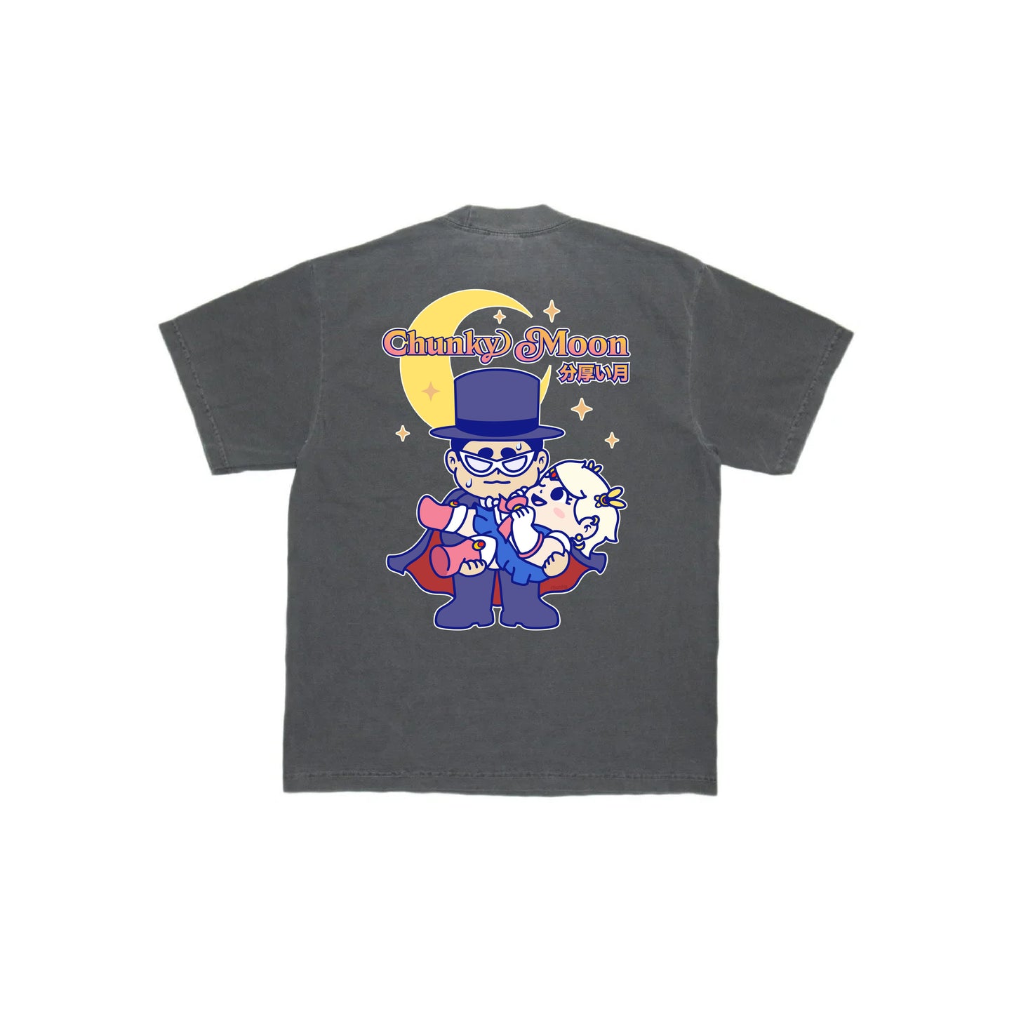 Chunky Moon XO Holding T-Shirt - Shadow