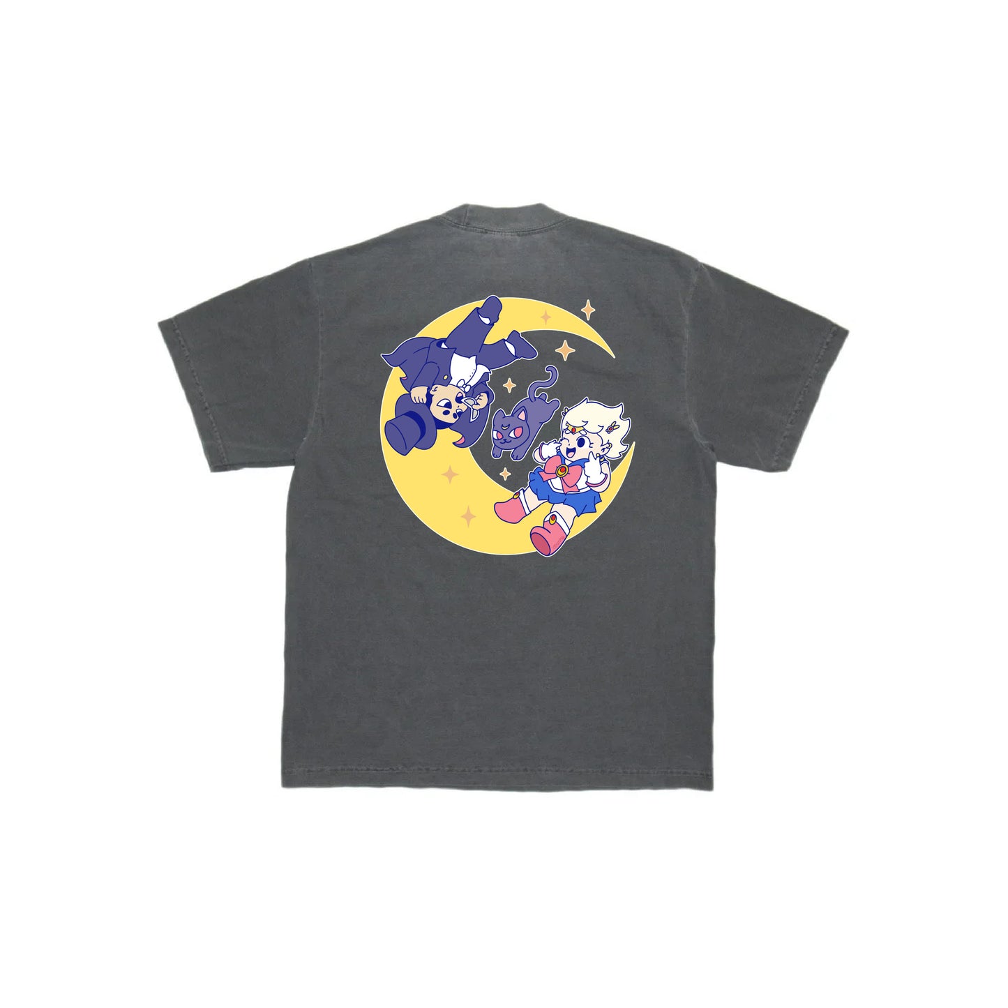 Chunky Moon XO Flying T-Shirt - Shadow