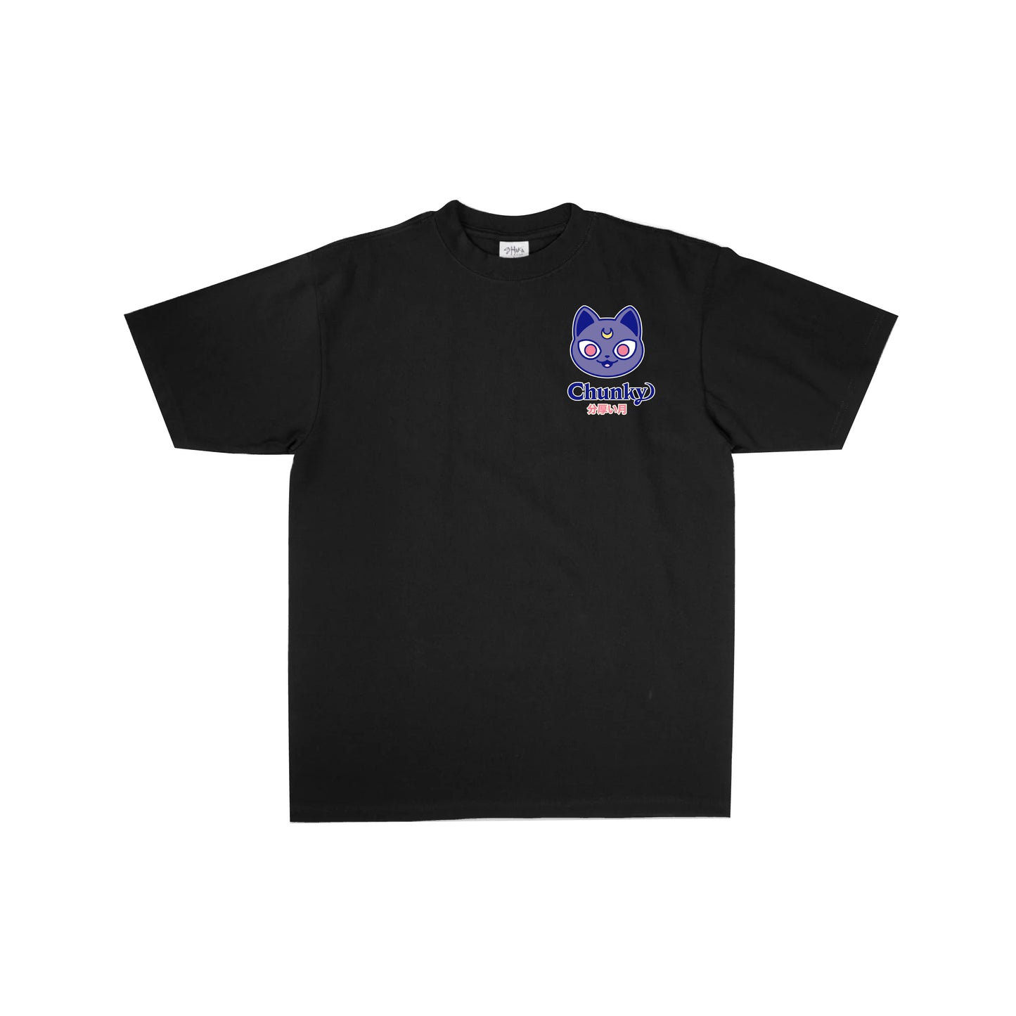Chunky Moon XO Holding T-Shirt - Black