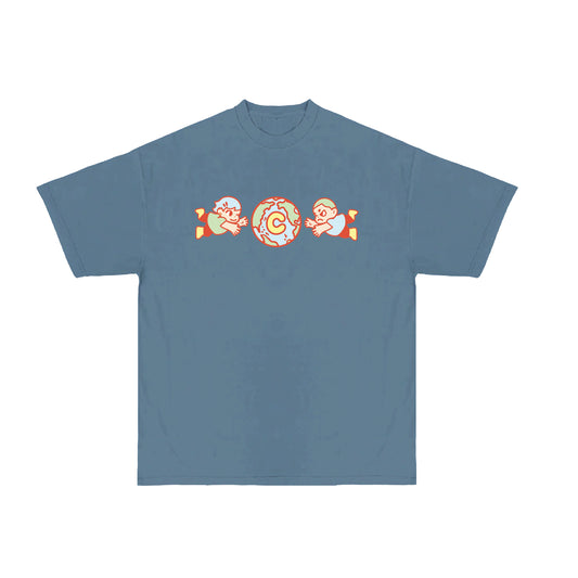 Xero and One to Earth T-Shirt - Denim Blue
